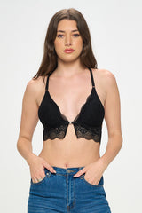 ANGELINE HOOK FRONT LACE BRALETTE