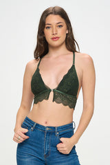 ANGELINE HOOK FRONT LACE BRALETTE