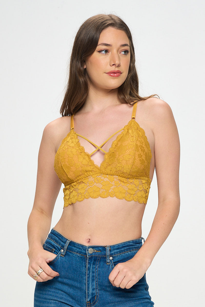 SOFIA STRAPPY LACE BRALETTE