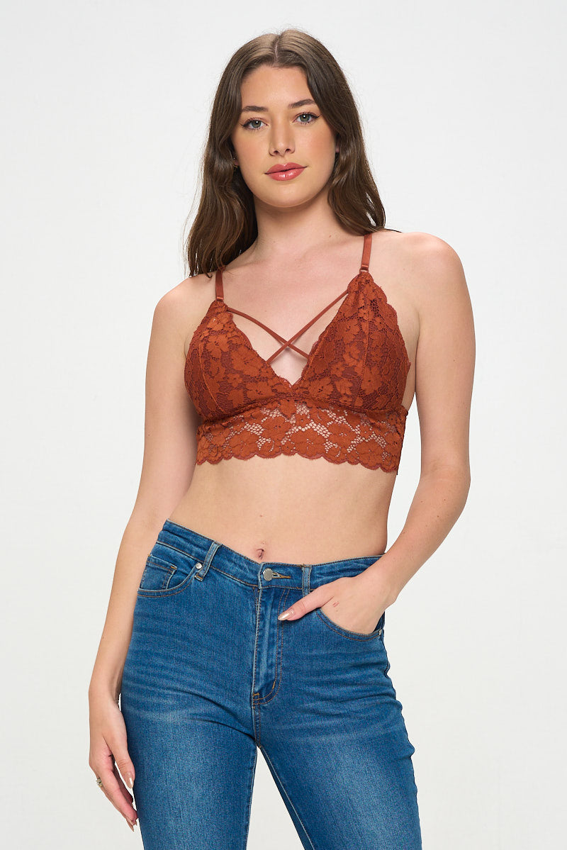 SOFIA STRAPPY LACE BRALETTE