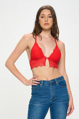 ANGELINE HOOK FRONT LACE BRALETTE