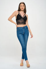 AVA STRAPPY FRONT MIDI BRALETTE