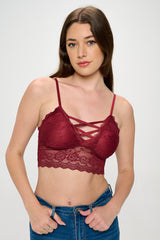 HEIDI CROSS FRONT MIDI BRALETTE