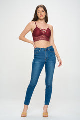 HEIDI CROSS FRONT MIDI BRALETTE