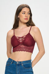 HEIDI CROSS FRONT MIDI BRALETTE