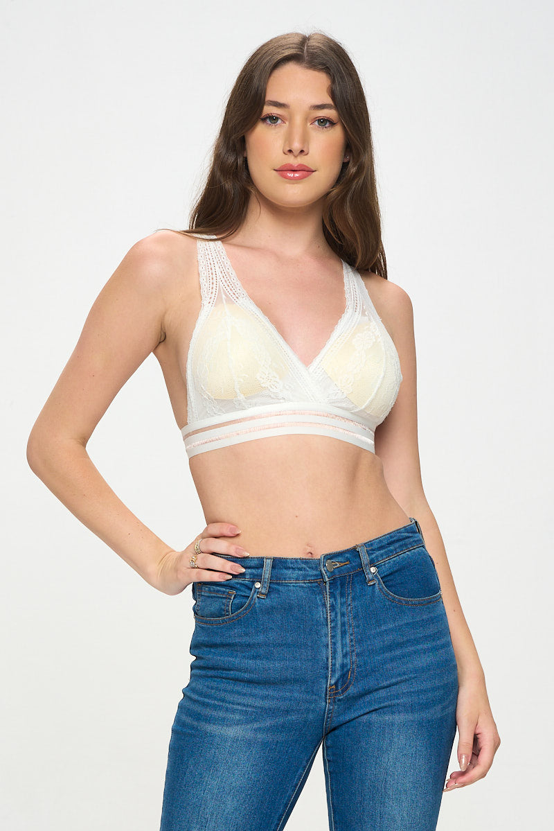 JILLIAN LACE BRALETTE