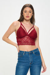 AVA STRAPPY FRONT MIDI BRALETTE