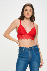 FRANCESCA DEEP V LACE BRALETTE