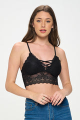 HEIDI CROSS FRONT MIDI BRALETTE