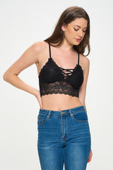 HEIDI CROSS FRONT MIDI BRALETTE