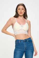 HEIDI CROSS FRONT MIDI BRALETTE