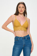 FRANCESCA DEEP V LACE BRALETTE