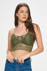 HEIDI CROSS FRONT MIDI BRALETTE