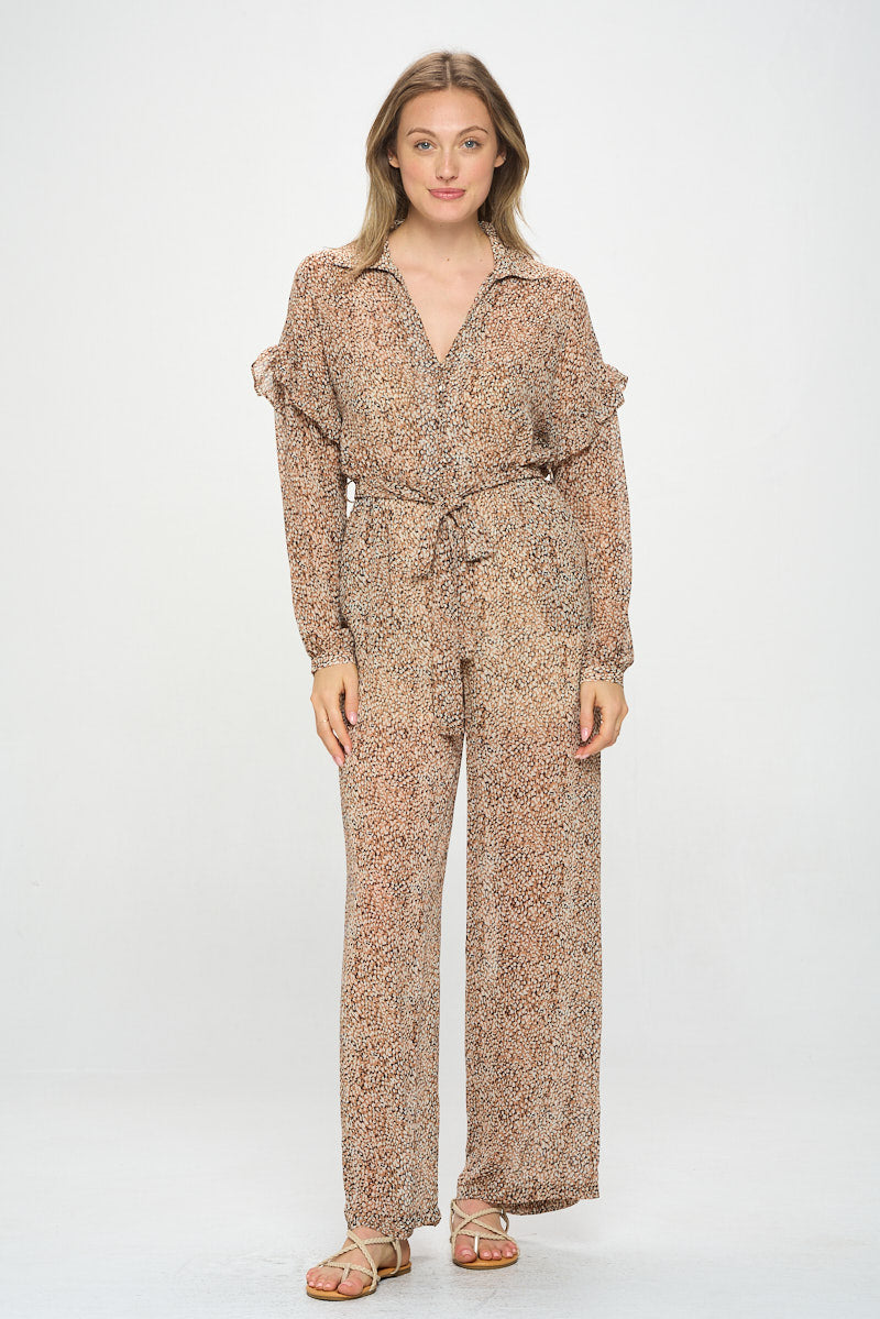 PRINTED JUMPSUIT