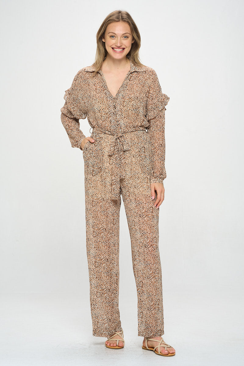 PRINTED JUMPSUIT