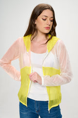 LASSO COLOR BLOCK WIND BREAKER