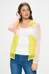 LASSO COLOR BLOCK WIND BREAKER