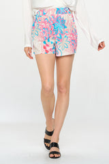 RETRO PRINT SHORT WITH POCKETS