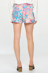 RETRO PRINT SHORT WITH POCKETS