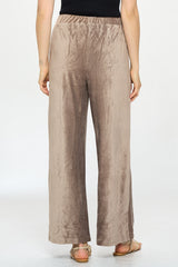 VELVET WIDE LEG PANT