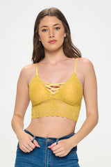 HEIDI CROSS FRONT MIDI BRALETTE