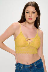 HEIDI CROSS FRONT MIDI BRALETTE