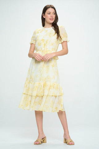 BLOOM MIDI DRESS