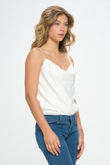 COWL NECK CAMI BODYSUIT