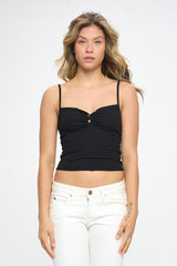 BUTTON FRONT CAMI