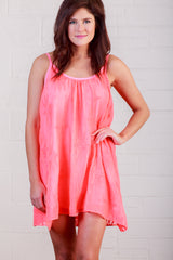 NEON SLIP DRESS