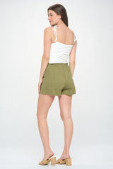 RUFFLE WAIST SHORT