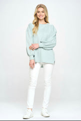 LONG SLEEVE TUNIC SWEATSHIRT