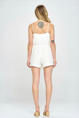 STRAPPY ROMPER WITH POCKETS