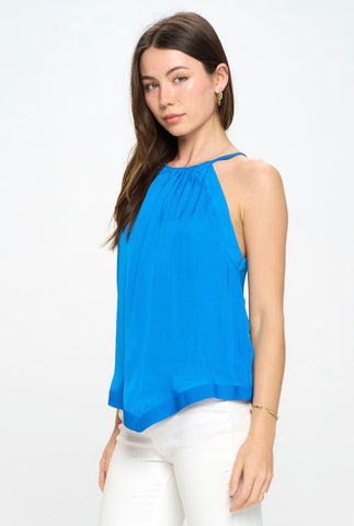 ANGLED HEM HALTER