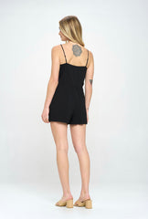 STRAPPY ROMPER WITH POCKETS