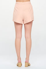 LINEN TIE WAIST SHORT