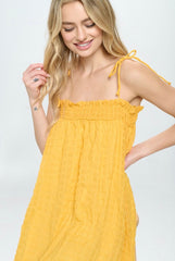 TIE SHOULDER CAMI DRESS