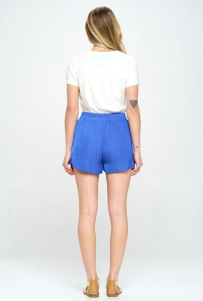 TIE OVERLAY SHORTS