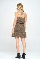 ANIMAL PRINT CAMI DRESS