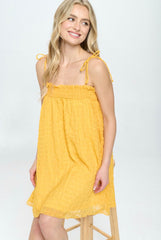 TIE SHOULDER CAMI DRESS